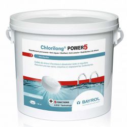 Chlore lent Chlorilong Power 5 bayrol (5kg)
